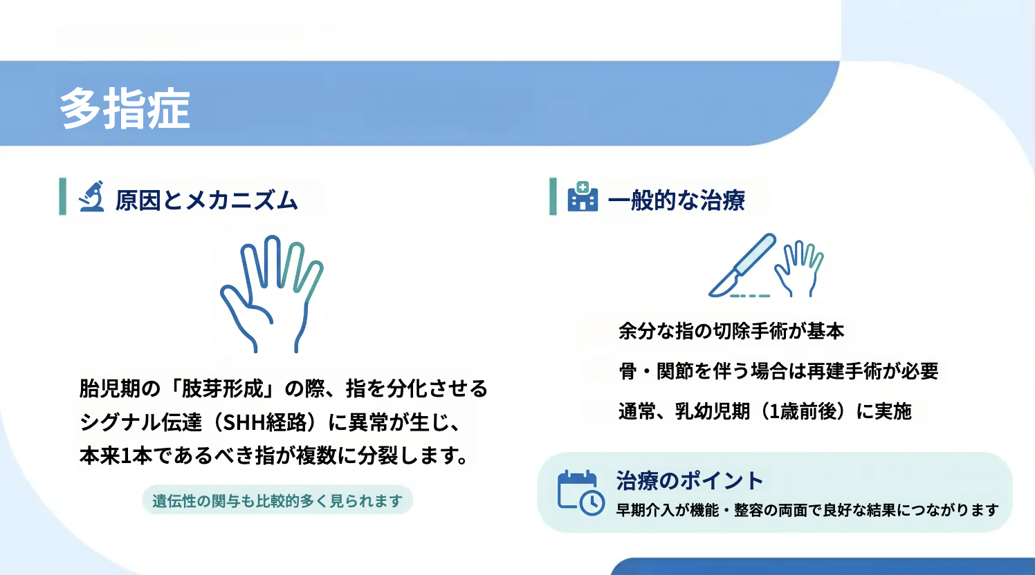 子どもの手の先天異常(多指症・合指症など)原因と治療法|手外科が解説【八王子 高月整形外科病院】 | 医療法人社団八九十会 高月整形外科病院